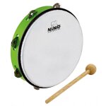Tambourin abs 10  a cymbalettes vert - nino24gg