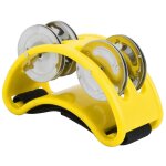Tambourin elliptique percussion jingle foot bell cajon box drum accessories giftyellow