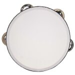 Tambourin a main en bois avec cloches jingles pour l'ducation prcoce (6 po)
