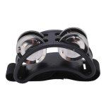 Tambourin a pied jingle bell instrument de percussion accessoire musical pour karaok de fte