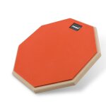 Tapis de pratique de caisse claire pour tambour, double face, silencieux, 8 po, pratique de caisse claire ...