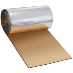 Tapis d'isolation phonique - vevor - 5, 1 mm insonorisation voiture 3, 3 m matriau insonorisant mousse ...