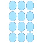 Tapis muet de batterie en silicone transparent, silencieux de caisse claire jazz, 3 couleurs en option, ...