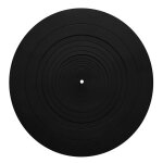 Tapis de platine pour audiophiles et djs, pad en silicone slip mat 12 pouces