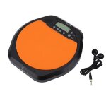 Tapis de tambour electronique portable 2 en 1, pour la pratique de la percussion, mtronome