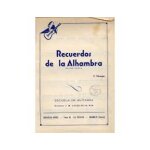 Tarrega recuerdos de la alhambra biblioteca fortea