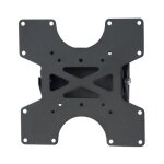 Techly supporto a muro per tv led lcd 17'' - 37'' inclinabile nero