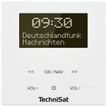 Technisat digitradio up 55 (fm, dab + dab, bluetooth), radio, blanc