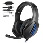 Teemofr j1 casque gamer de jeu stro pour ps4, pc, manette xbox one, mac nintendo switch