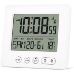 Teepacioka rveil numrique radio - pilot avec 2 alarmes, heure automatique, horloge radio - pilote, ...