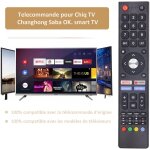 Tlcommande pour chiq tv changhong l32h7s l40h7s pour saba sa24s46a9 sa32s67a9 sa40s67a9 pour ok. odl24771hn ...