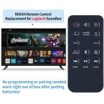 Tlcommande de rechange ri0004 pour barre de son compatible avec logitech logi z606 z607 5. 1 surround ...