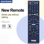 Tlcommande rm - adp054 pour sony blu - ray disc dvd home cinma bdv - e370 bdve570