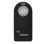T�l�commande sans fil appareil photo noir pour canon sans