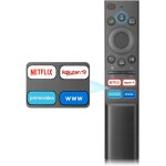 Télécommande pour téléviseur samsung connecté, avec fonction vocale et combinaison de touches Télécommande pour téléviseur samsung connecté, avec fonction vocale et combinaison de touches
