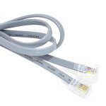 Telephone cable, telephone cable 5ft / 1. 5m rj11 6p4c male to male telephone cable for telephone, modem, ... Telephone cable, telephone cable 5ft / 1. 5m rj11 6p4c male to male telephone cable for telephone, modem, ...
