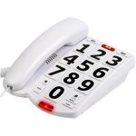 Tlphone a grosses touches pour personnes ages, tlphone fixe a domicile, une touche pour tlphone ...
