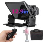 Tlprompteur, mt12 teleprompter en mtal prompteur pour tablettes jusqu'a 12, 9 pouces ipad iphone appareil ...