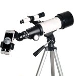 Tlescope 400 x 70mm hd lunette astronomique + support tlphone + trpied yonis