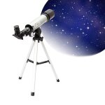 T�lescope astronomique de 50 mm de haute qualit� avec grossissements 60x, 18x, 90x, 27x et oculaires ...
