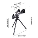 Tlescope astronomique monoculaire  rfraction de l'espace, tlescope de voyage en plein air, lunette ...