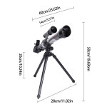 Tlescope astronomique monoculaire  rfraction spatiale, tlescope de voyage en plein air, lunette de ...