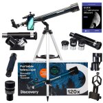 T�lescope astrophotographie discovery spark travel 60 avec zoom, oculaires et accessoires