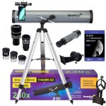 Tlescope astrophotographie levenhuk blitz 114 base avec zoom, oculaires et accessoires