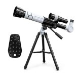 T�lescope haute d�finition portable 20x 40x pour enfants, cadeau avec support de t�l�phone, tr�pied pour ...