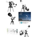 Tlescope lunette astronomique tripode ouvert 70 mm long focale 700 mm finderscope: 5 x 24 haut de travail ...