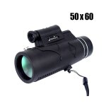 T�lescope monoculaire � double focalisation halebor 50x60 pour le camping, l'observation des oiseaux ...
