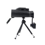 T�lescope monoculaire haute d�finition 80 x 100 avec clip pour t�l�phone et tr�pied pour activit�s de ...