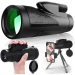 T�lescope monoculaire hd 12x50 avec support pour smartphone et tr�pied ¿ etanche, anti - poussi�re et ...