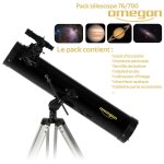 Télescope omegon ac 76 / 700 az - 1 + monture azimutale + trépied alu + occulaires 12, 5mm / 20mm Télescope omegon ac 76 / 700 az - 1 + monture azimutale + trépied alu + occulaires 12, 5mm / 20mm