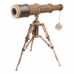 Tlescope pirate de puzzle mcanique en bois robotime 3d