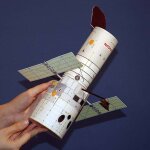 T�lescope spatial hubble 1:48, carte en papier 3d, ensemble de construction de mod�les militaires, jouets ...