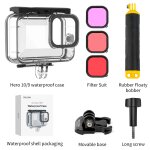 Telesin - boîtier étanche pour la plongée sous - marine avec filtre de plongée, accessoires pour caméra ... Telesin - boîtier étanche pour la plongée sous - marine avec filtre de plongée, accessoires pour caméra ...