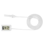 Temp�rature humidit� compteur lcd hygrom�tre thermom�tre pour violon guitare ukul�l� (blanc)