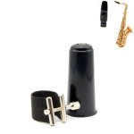 Tnor bb bakelit - 1 pcs metal mouthpiece ligature bakelite mouthpiece ligature cilp for saxophone use ...