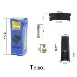 Ténor - bec de saxophone professionnel pratique, capuchon et ligmob clip en cuir pour saxophone ténor, ... Ténor - bec de saxophone professionnel pratique, capuchon et ligmob clip en cuir pour saxophone ténor, ...