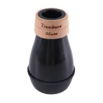 Tnor trombone muet trombone tenor semi enclosed abs mute device trainer instrument de musique accesso ...