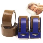 Teppd - ruban d'emballage brun avec 2 distributeurs, 4 rouleaux de ruban d'emballage, 48mm x 50m, ruban ... Teppd - ruban d'emballage brun avec 2 distributeurs, 4 rouleaux de ruban d'emballage, 48mm x 50m, ruban ...