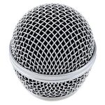 Tête de maille en acier de remplacement pour microphone, convient pour beta, 58a, 87a, grille, déterminer, ... Tête de maille en acier de remplacement pour microphone, convient pour beta, 58a, 87a, grille, déterminer, ...