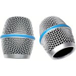 Tte de microphone de rechange en maille d'acier avec mousse intrieure, compatible avec beta silver ...