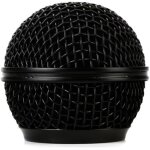 Tête de microphone de rechange en maille d'acier avec mousse intérieure, compatible avec sm58 (noir, ... Tête de microphone de rechange en maille d'acier avec mousse intérieure, compatible avec sm58 (noir, ...
