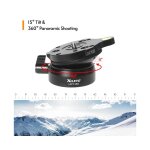 T�te de tr�pied polyvalente pour appareils photo reflex num�riques canon nikon, capacit� de charge de ...