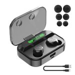 Tg01 �couteurs bluetooth, oreillettes st�r�o � affichage num�rique led, commande tactile intra - auriculaire ...