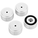 Tggd - lot de 4 pieds d'isolation en aluminium pour platine hi - fi, 40 x 20 mm, pour haut - parleurs, ... Tggd - lot de 4 pieds d'isolation en aluminium pour platine hi - fi, 40 x 20 mm, pour haut - parleurs, ...