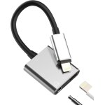 Thef - adaptateur lightning a jack 3, 5 mm casque (2 en 1) pour iphone14 aux audio câble chargeur accessoires ... Thef - adaptateur lightning a jack 3, 5 mm casque (2 en 1) pour iphone14 aux audio câble chargeur accessoires ...
