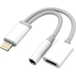Thef - adaptateur lightning vers jack 3, 5 mm pour apple pour ipad iphone14 câble auxiliaire (2 in1) ... Thef - adaptateur lightning vers jack 3, 5 mm pour apple pour ipad iphone14 câble auxiliaire (2 in1) ...